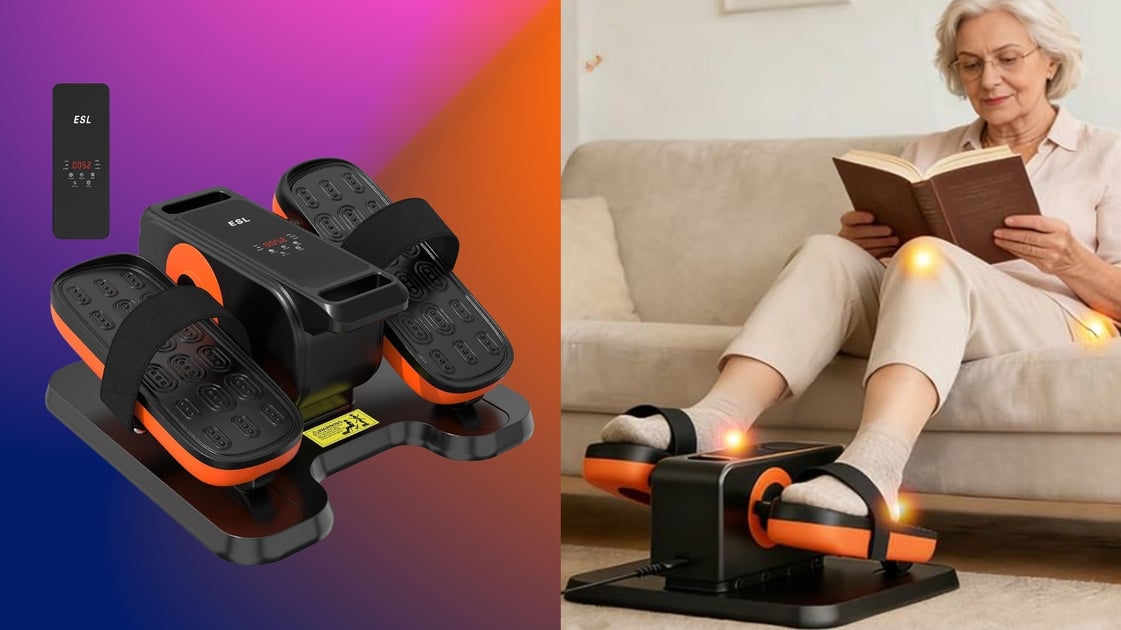 This Under-Desk Elliptical Makes It Easy To Exercise At Home