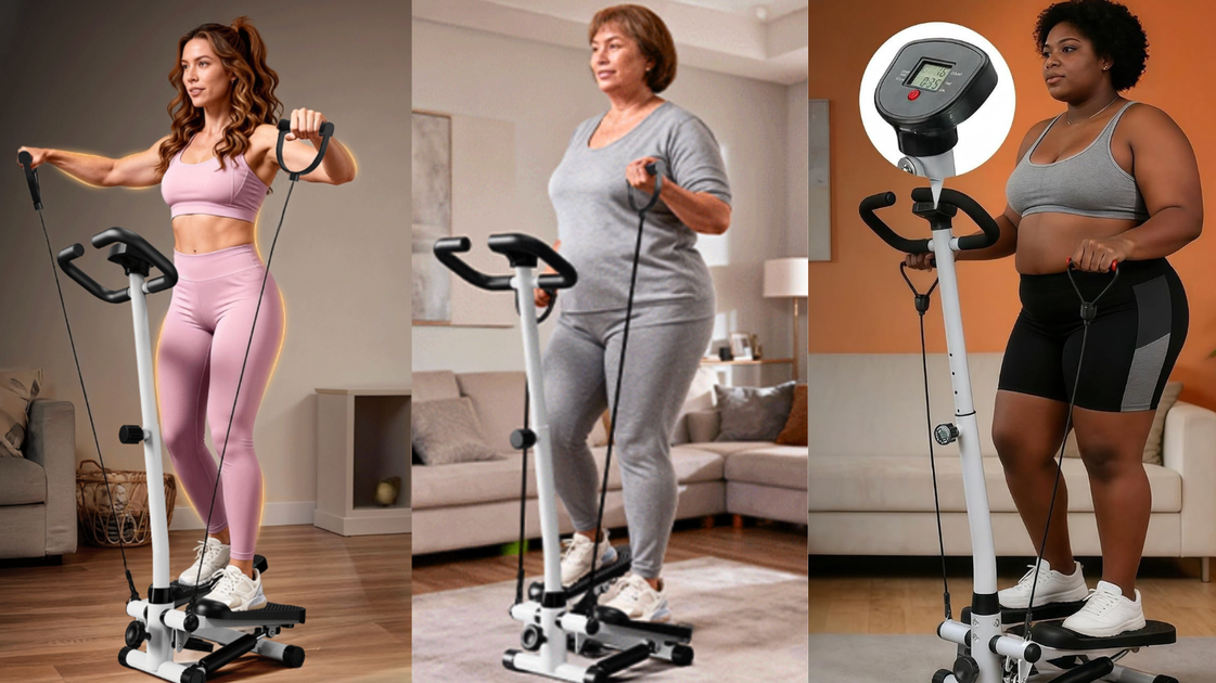 This $50 Handlebar Stepper Helps You Get Steps In At Home
