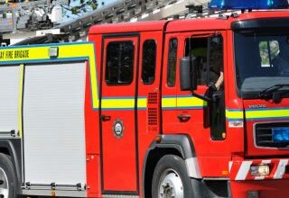 Roads closed as firefighters tackle blaze at Stoneyhill Quarry, near Peterhead