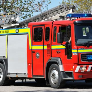 Roads closed as firefighters tackle blaze at Stoneyhill Quarry, near Peterhead