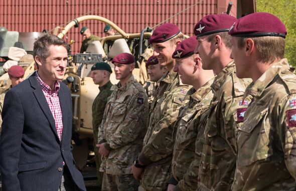 Defence Secretary Gavin Williamson Observes The NATO Joint Warrior Exercise Defence Secretary Gavin Williamson Observes The NATO Joint Warrior Exercise