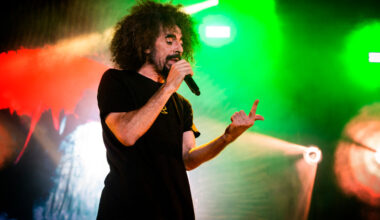 Italian Singer Caparezza performs on July 23, 2022, in Rome, Italy.