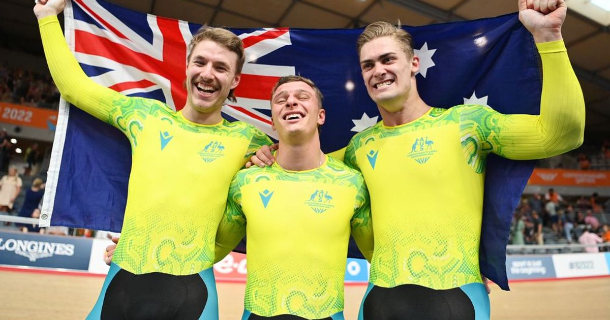 Australia's Leigh Hoffman breaks Commonwealth Games Record in the Men's Track Cycling Sprint