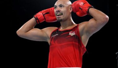 England's Okoh defeats Scottish Boxing rival as Tuvalu claim first ever Games medal
