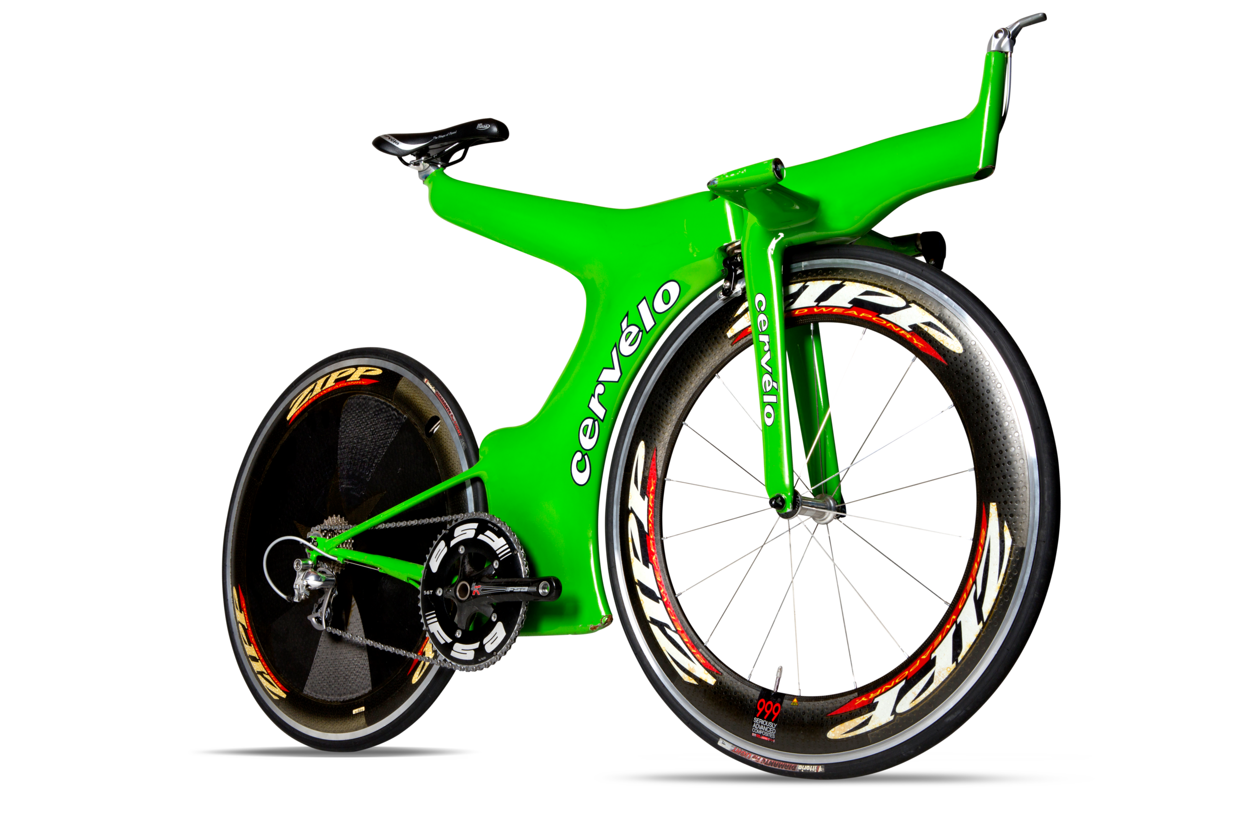 The Cervélo Baracchi is a concept bike that gave way to one of the more popular triathlon bikes in Cervelo's lineup today.