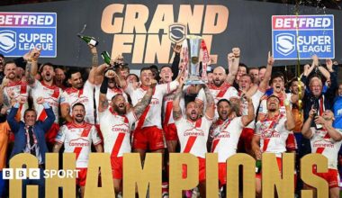 Hull KR celebrate winning the 2025 Grand Final