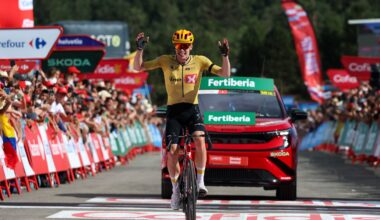 Vuelta a España: Andreas Leknessund, Tobias Johannessen solo away from Wout van Aert in Uno-X Mobility 1-2 on stage 7