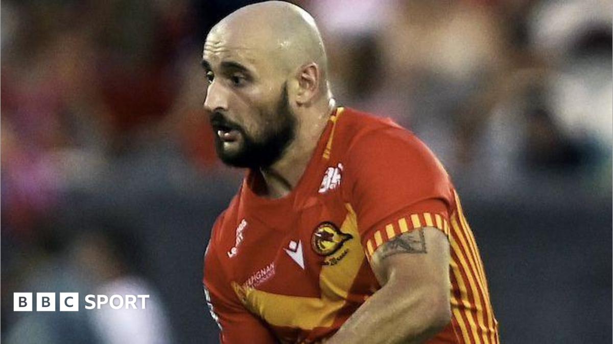 Alrix Da Costa in action for Catalans Dragons earlier this month against Hull KR at Craven Park.