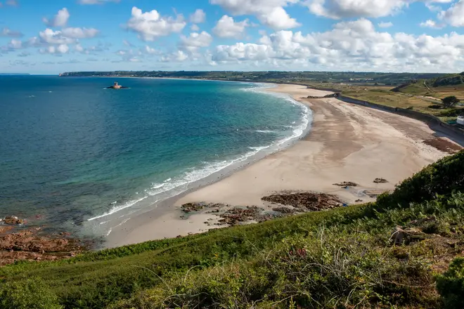 St Ouen's Bay in Jersey