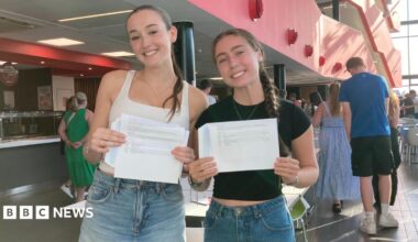 Students across England and Wales Receive Exam Results