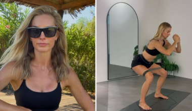 Frida Redknapp, 42, shares 7 of her go-to resistance band exercises for stronger glutes and legs