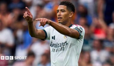 Real Madrid 4-0 Malaga: Jude Bellingham scores as Jose Mourinho's Real win again in La Liga