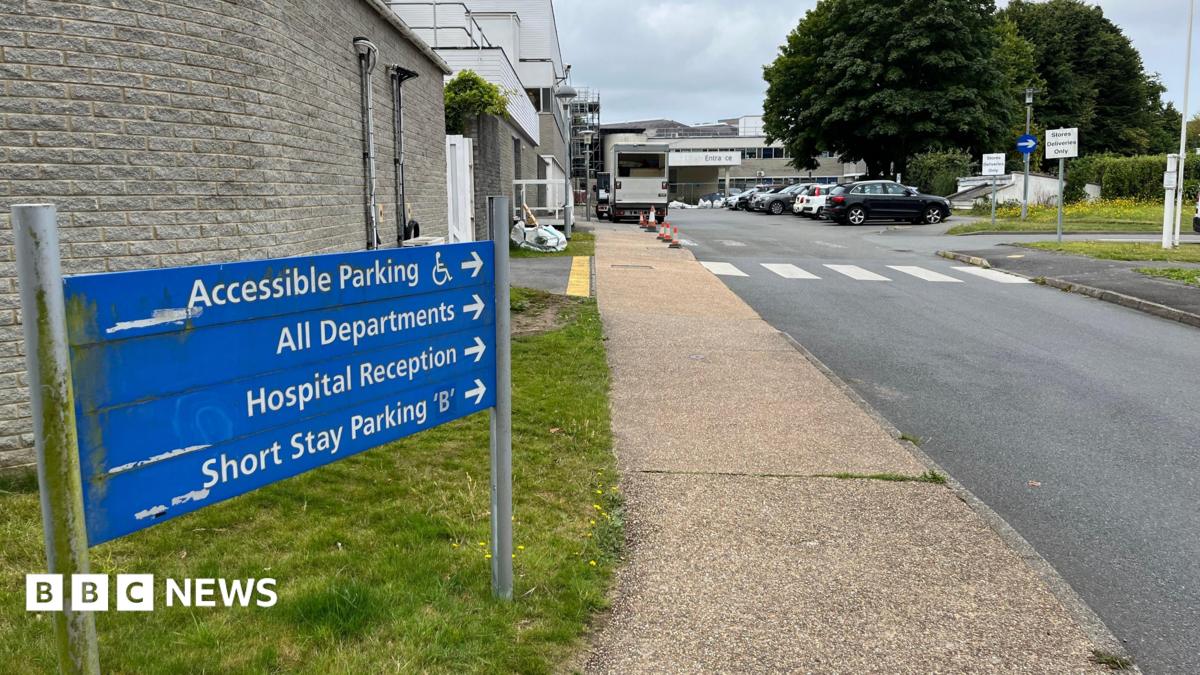 An exterior shot of the Emergency Department at Guernsey's Princess Elizabeth Hospital.