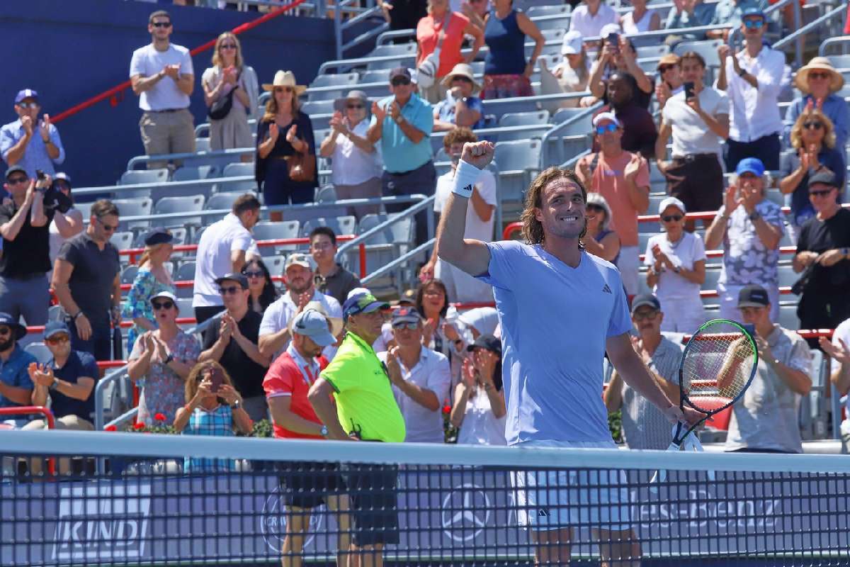 Montreal Masters: Stefanos Tsitsipas claims first-round win