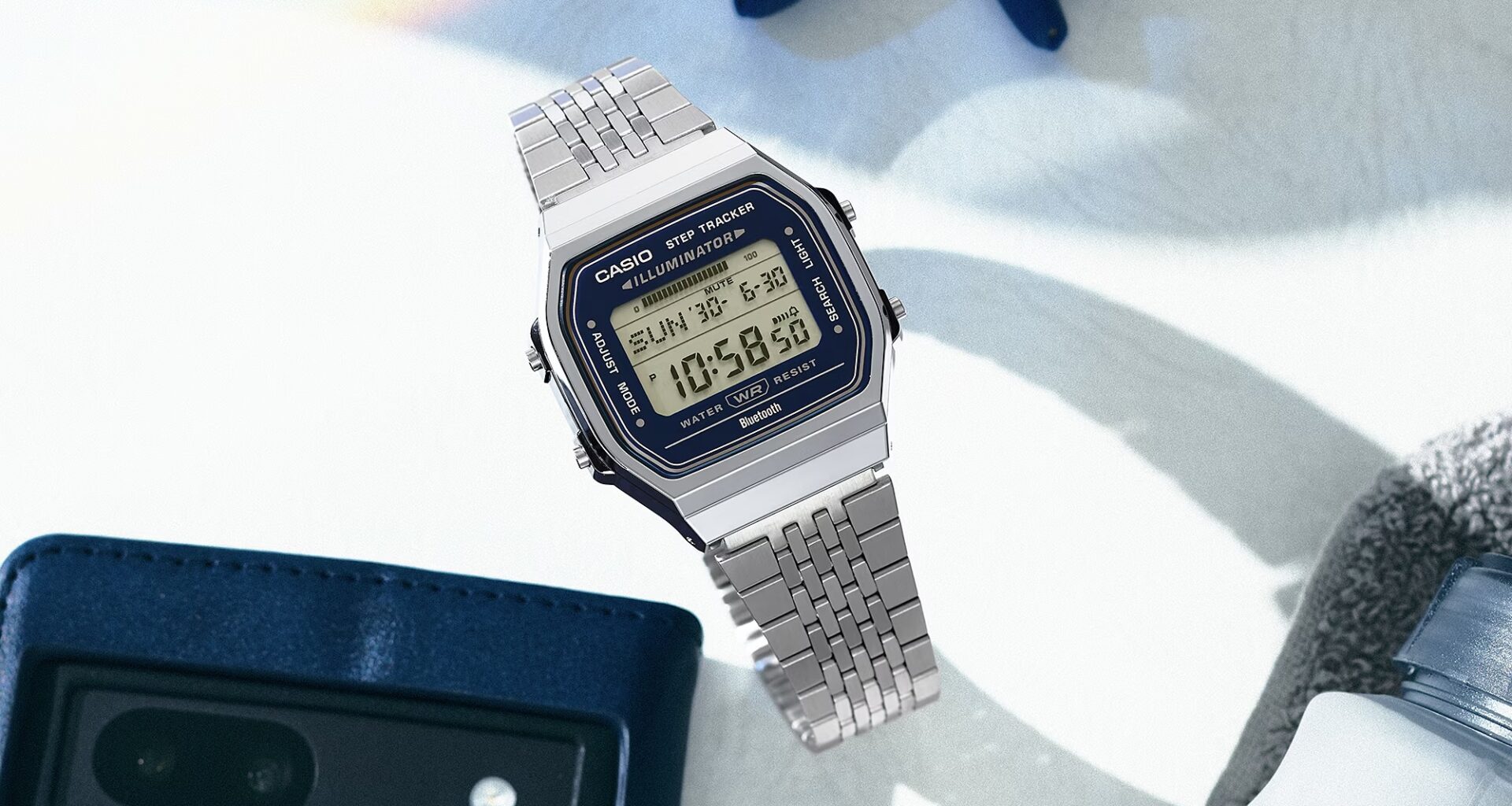 Casio launches two new vintage watches with Bluetooth step tracking