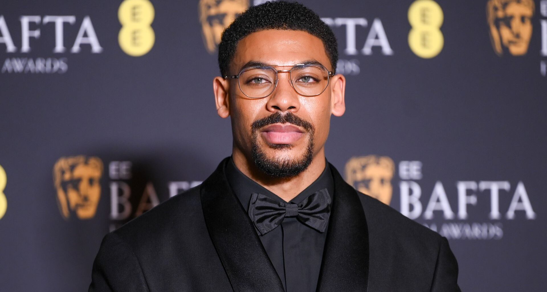 Aaron Pierre at the BAFTA red carpet