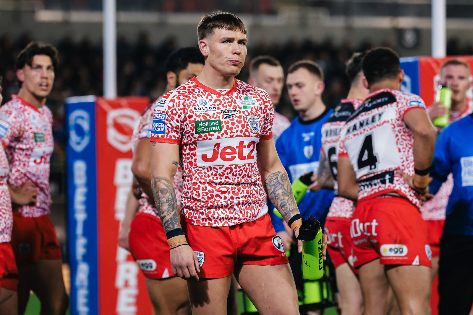 - 28/03/2025 - Rugby League - Betfred Super League: Round 6 - Leigh Leopards vs Wakefield Trinity - Leigh Sports Village, Leigh, England - Keanan Brand of Leigh