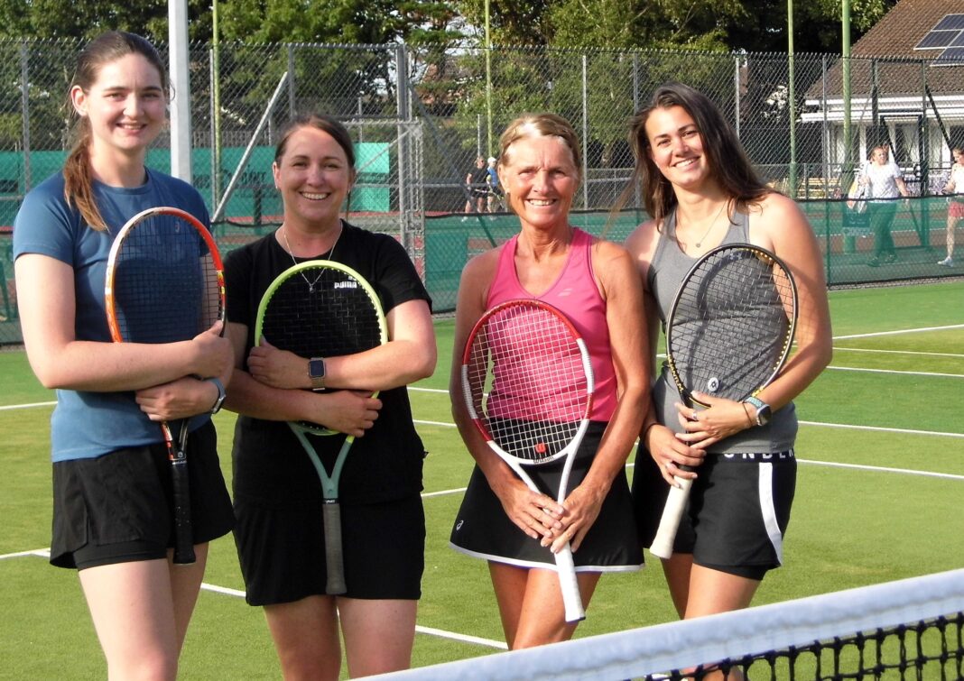 Burnham-On-Sea Tennis Club ladies celebrate title wins and promotions in strong summer season