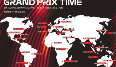 TIME SCHEDULE: Qatar Airways Grand Prix of Great Britain
