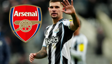 Bruno Guimaraes reacts after Newcastle respond to Arsenal bid - London Evening Standard