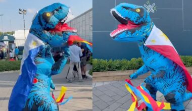 Alex Eala praises ‘perfect fan’ in dinosaur costume at Canadian Open