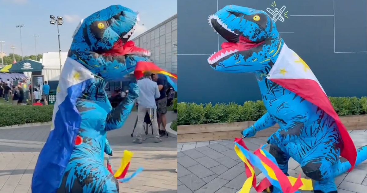 Alex Eala praises ‘perfect fan’ in dinosaur costume at Canadian Open