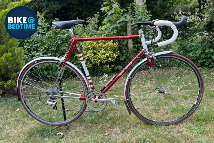 Cliff Shrubb with Columbus tubes Bike at Bedtime