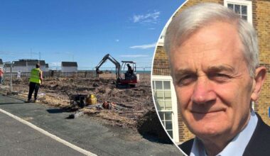 Work underway on new outdoor gym on Walmer seafront