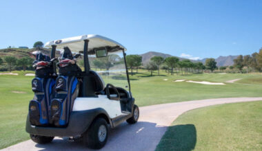 I played golf in a buggy for the first time and didn