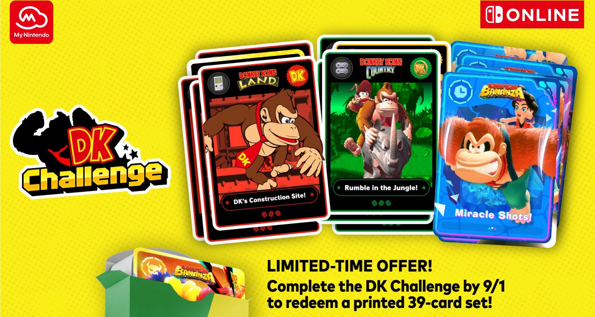 Nintendo reveals physical reward for completing the DK Challenge