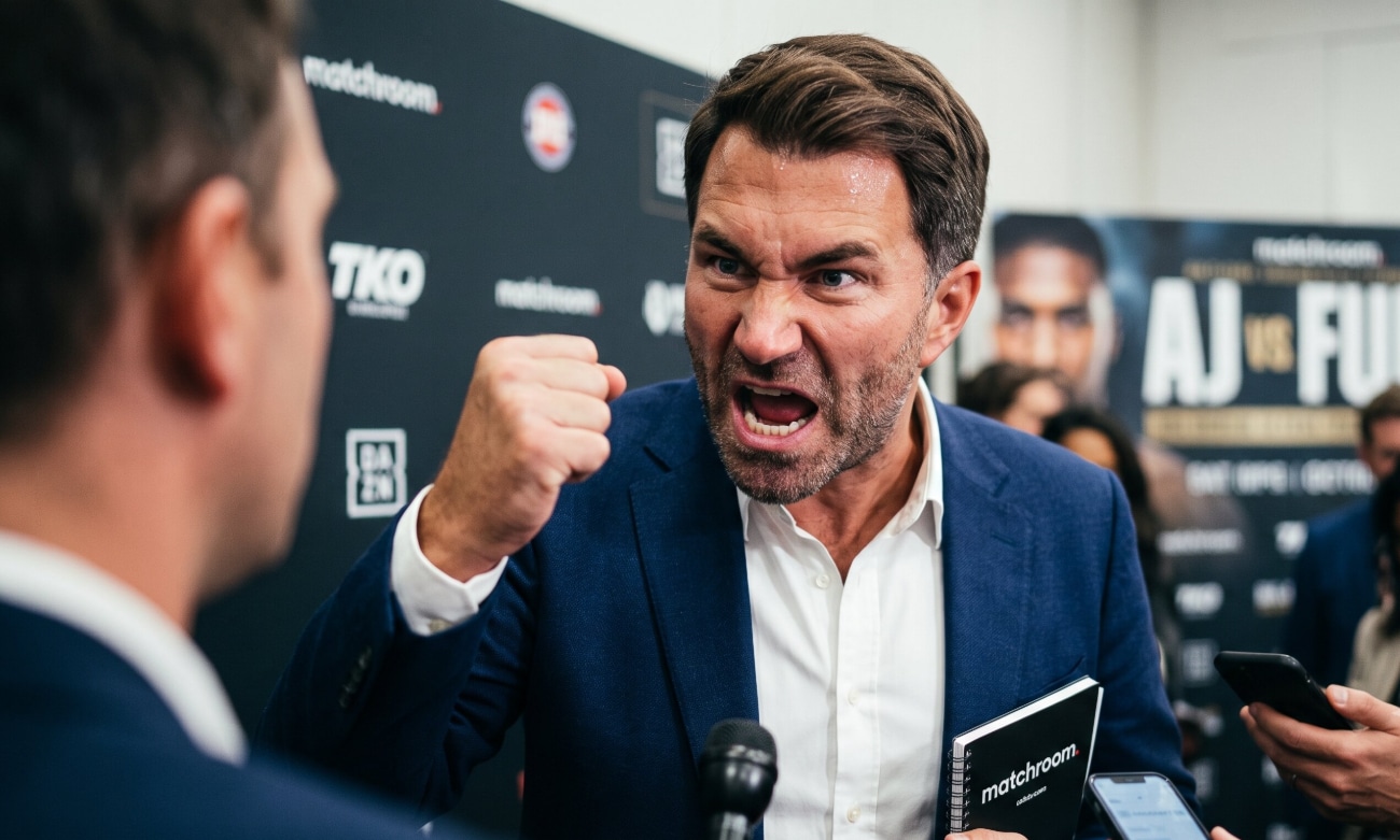 Image: Eddie Hearn Bars Rival TKO From Anthony Joshua vs. Tyson Fury Promotion