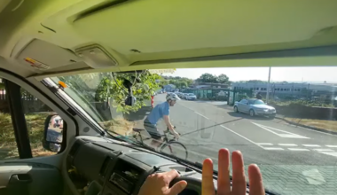Ex-Reform councillor drives into Pinbrook Road cycle lane as cyclist crosses