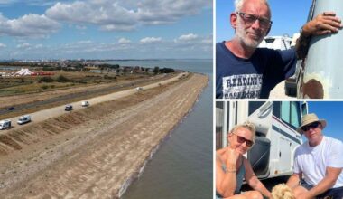 Campervanners call on Swale council to do more to make £15 a night parking charge at Shingle Bank on Sheppey worth it
