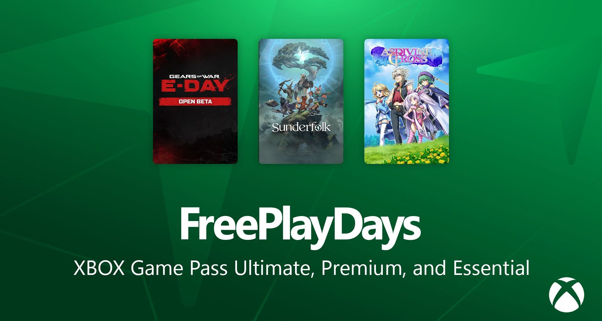 Free Play Days – Gears of War: E-Day Open Beta, Sunderfolk and Asdivine Cross