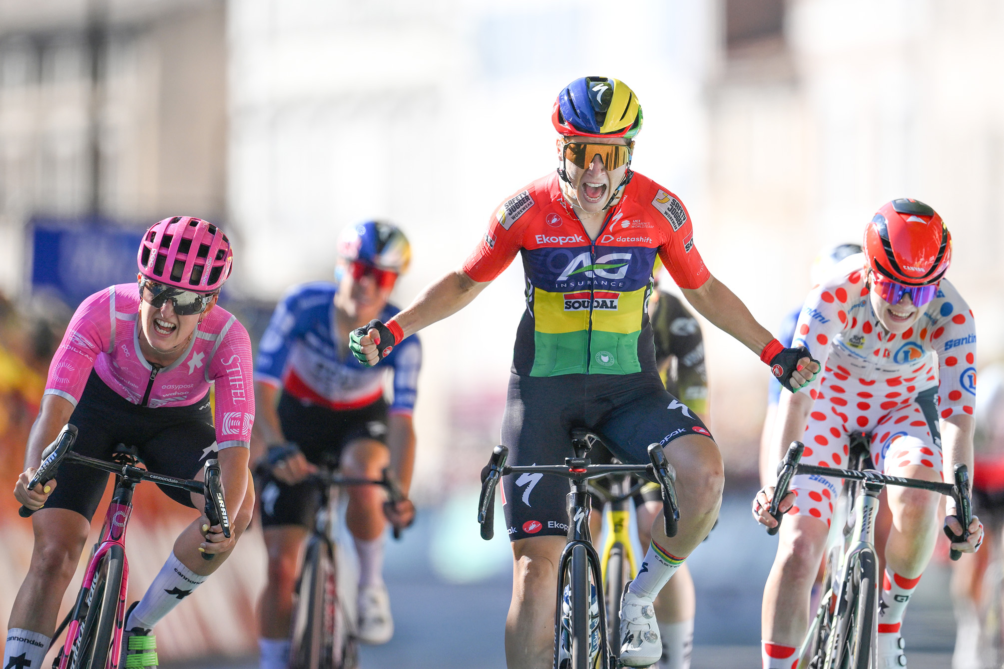 Kerbaol's second place in Tournon-sur-Rh&ocirc;ne on stage 6 was the best stage result achieved by a French rider