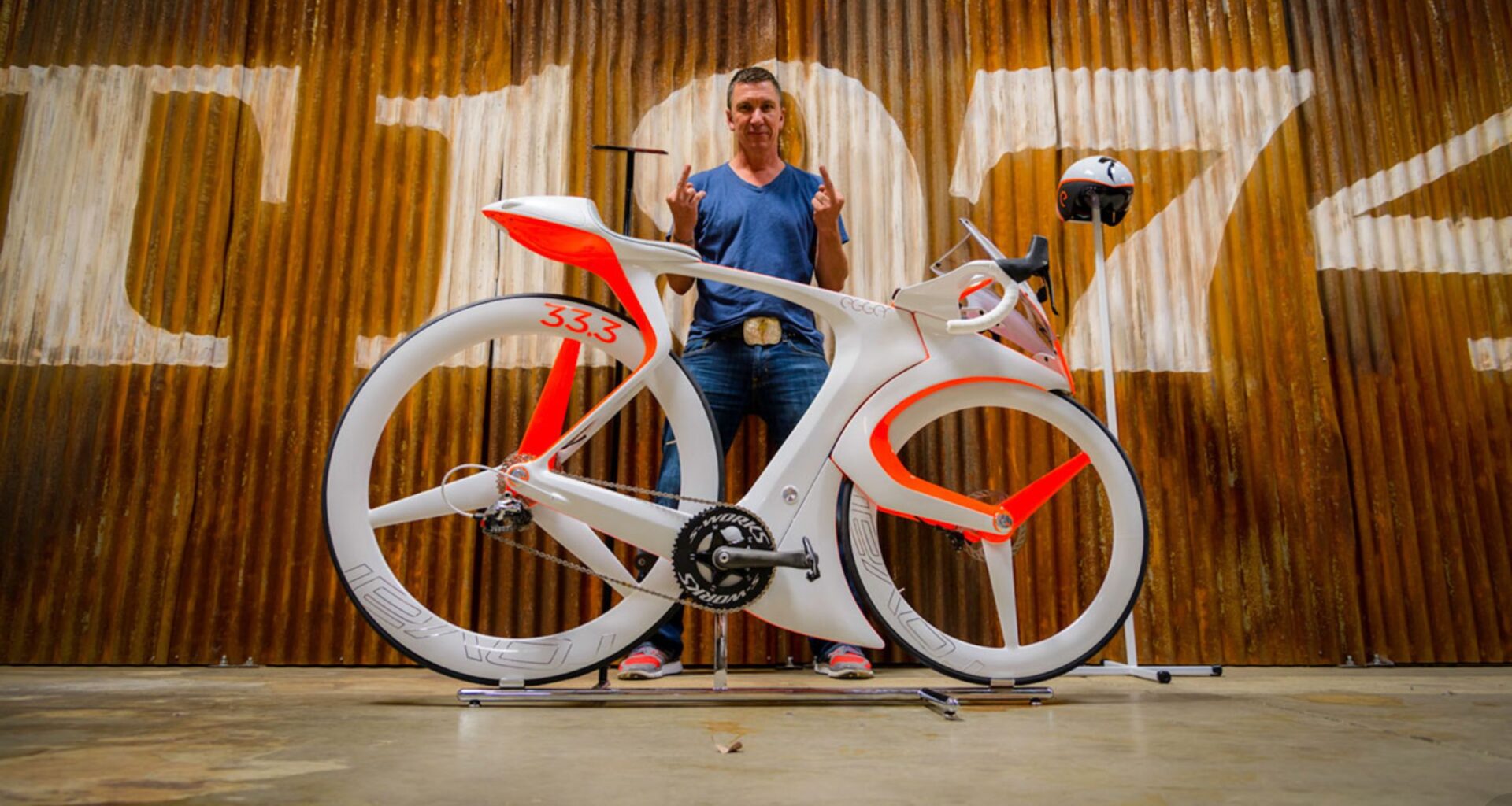 Specialized took a theatrical approach to concept bikes with the fUCI. (And yes, the name means what you think it does.) Learn how triathon concept bikes have influenced the gear you ride today.