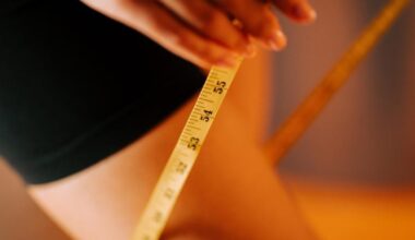 Fit Woman Measuring Thigh