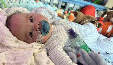Home at last - baby Teddy spent seven months in Addenbrooke’s Hospital, and now his parents have helped shape unique app