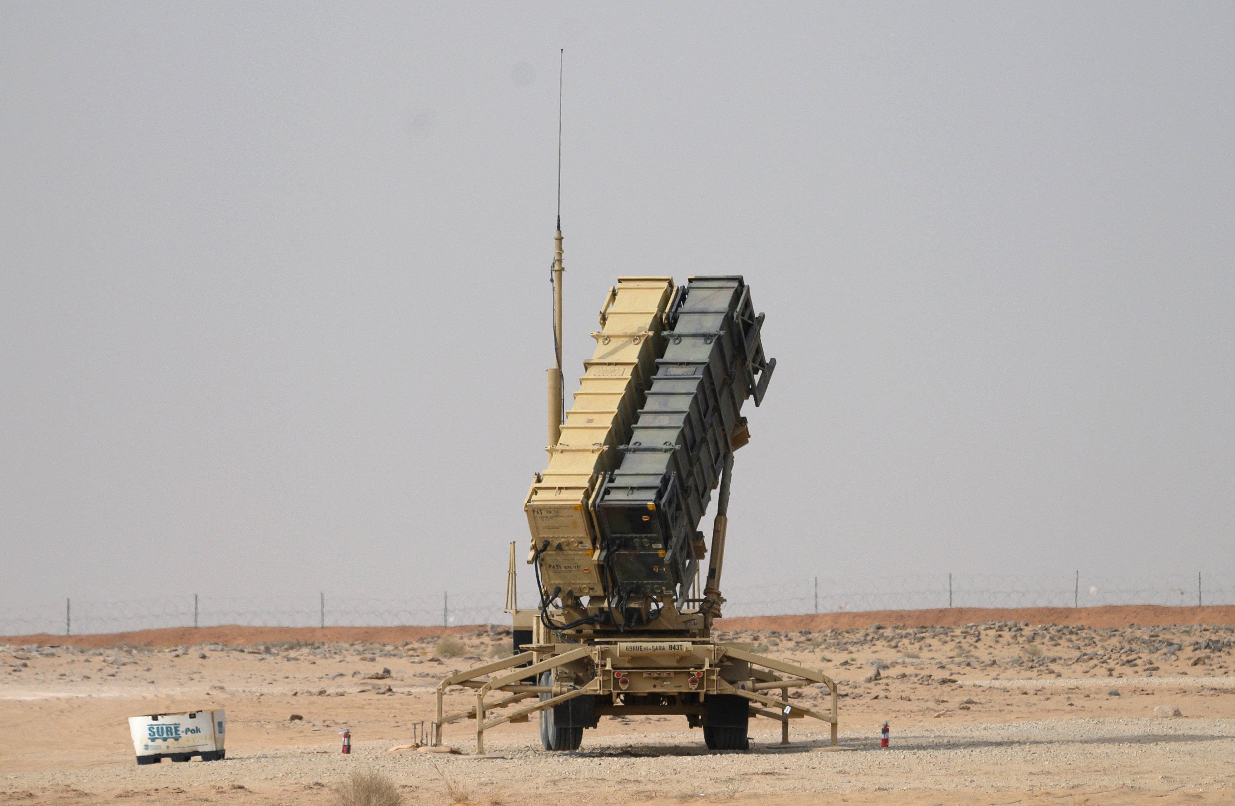 A Patriot missile battery