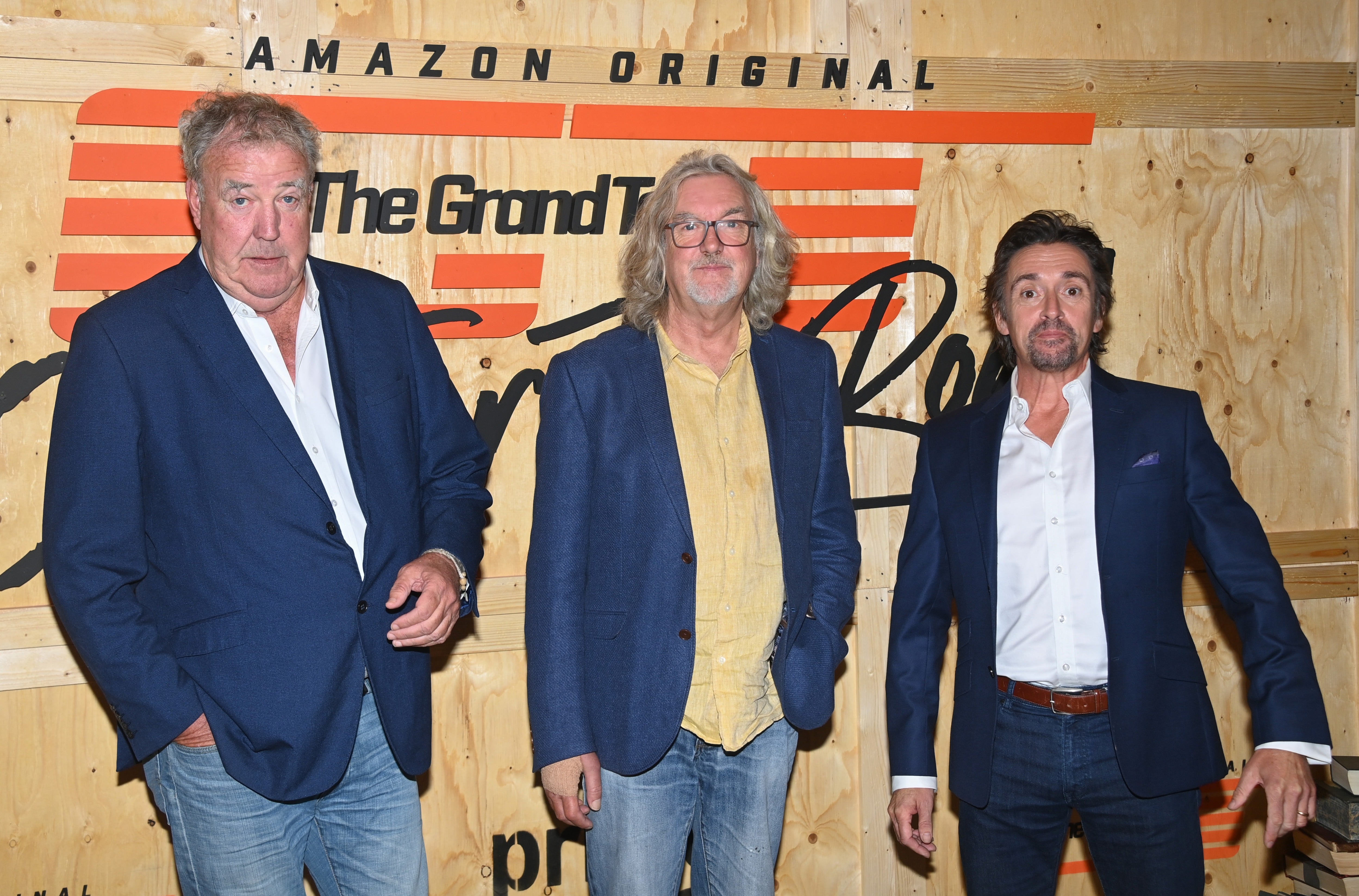 Former ‘Top Gear’ and ‘Grand Tour’ hosts Jeremy Clarkson, James May and Richard Hammond in 2024