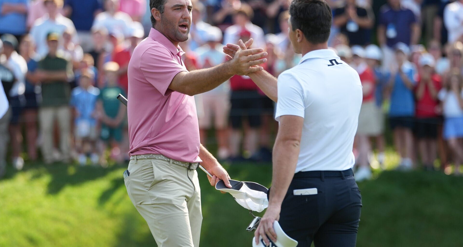 Viktor Hovland makes a statement about Scottie Scheffler after he wins the Tour Championship
