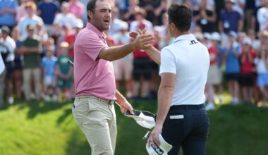 Viktor Hovland makes a statement about Scottie Scheffler after he wins the Tour Championship