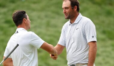 Viktor Hovland's opinion on Player of the Year race as he comments on Scottie Scheffler and Wyndham Clark