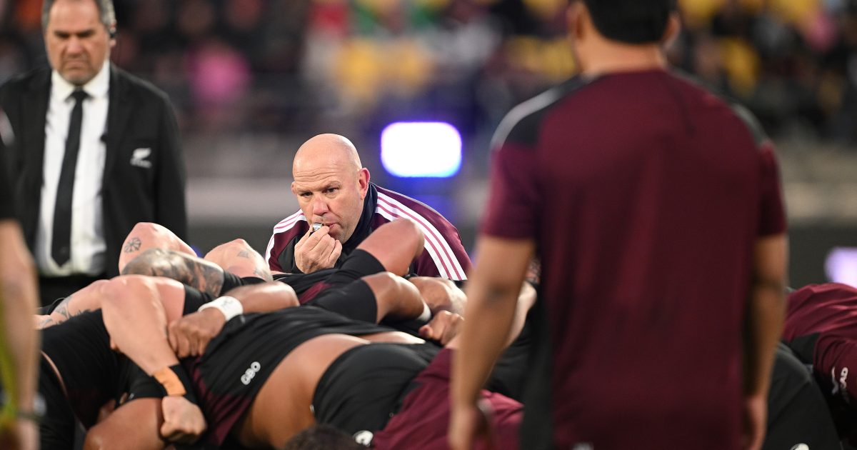 Jason Ryan likens All Blacks' scrum battle to '12 rounds of boxing'