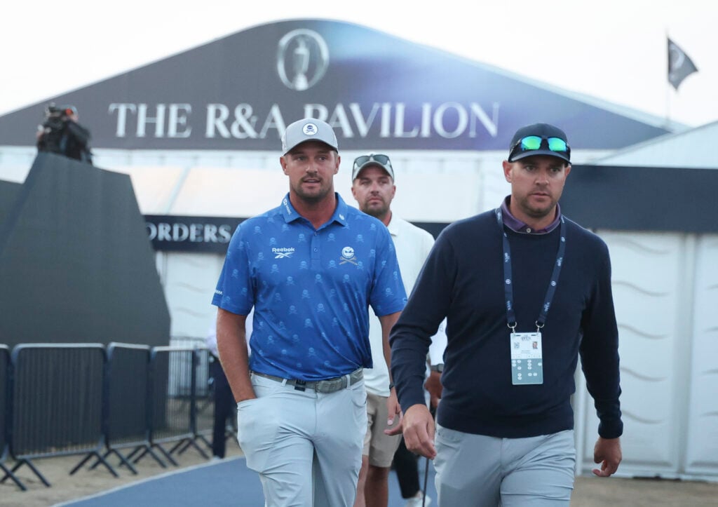 Bryson DeChambeau after his second round at The Open Championship