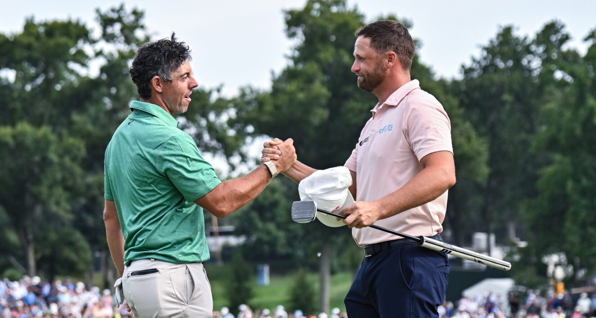 Wyndham Clark claims he's beginning to learn a skill which Rory McIlroy and Scottie Scheffler possess