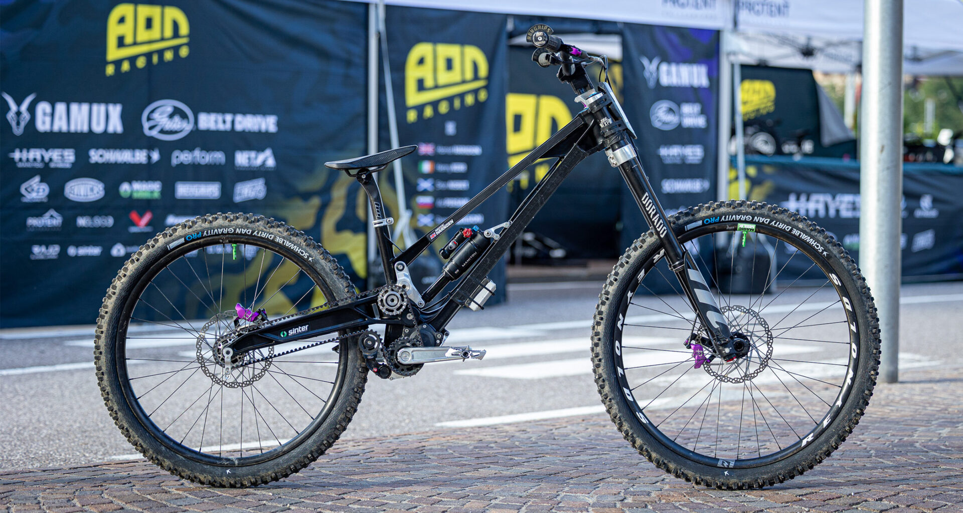 Hattie Harnden’s €100K Winning AON Gamux Sego: Pro Bike Raced to Gates Belted Purse