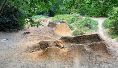 “I would rather my son broke his leg than had a broken brain staring at screens”: Young cyclists stage protest to stop diggers removing bike park jumps deemed “unsafe” - Cycling News | Bike Reviews