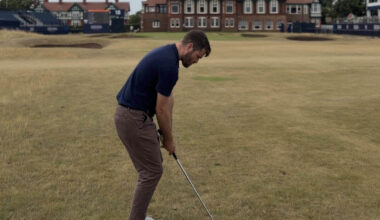 The 18th hole at Royal Lytham & St Annes