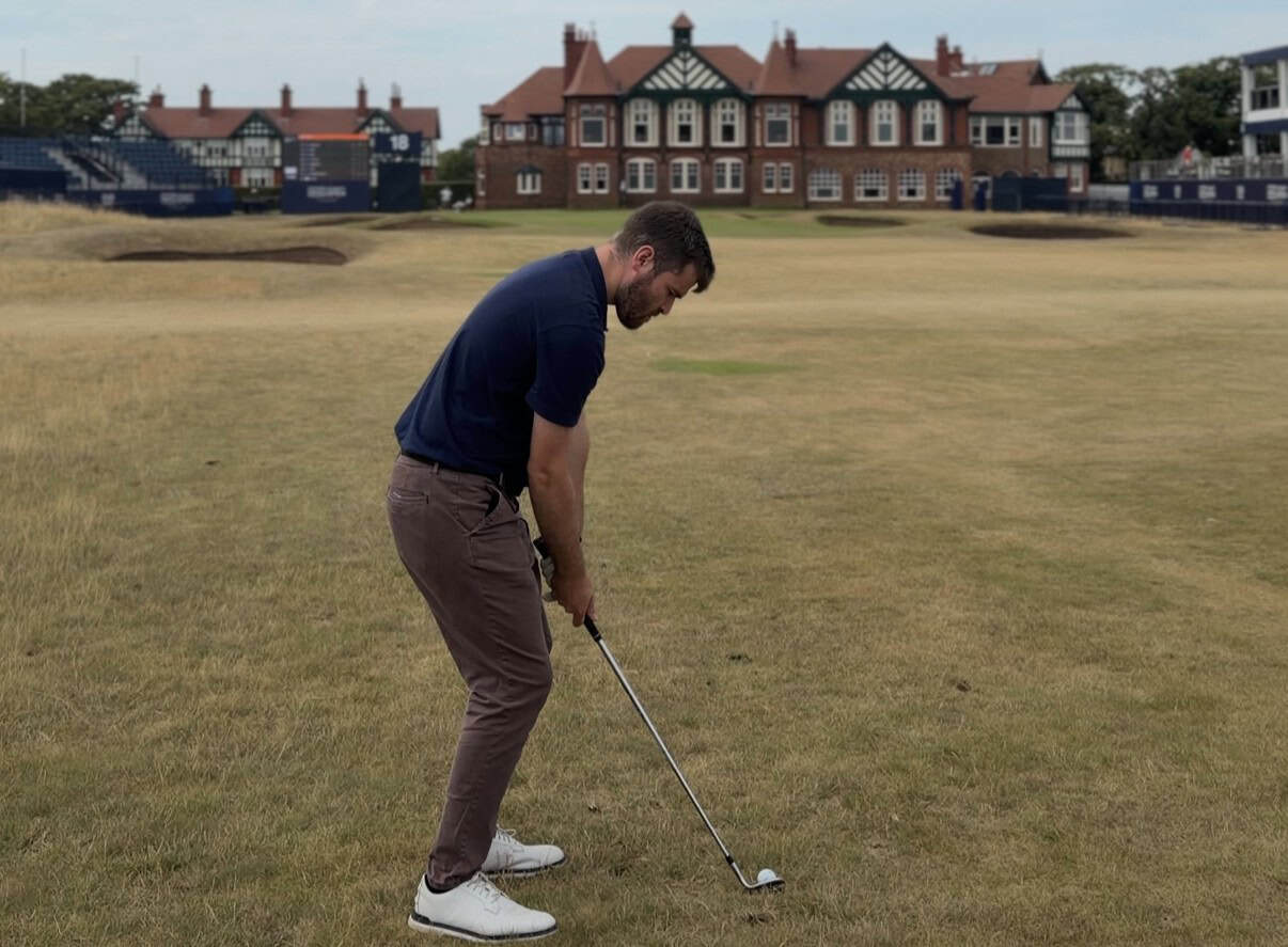 The 18th hole at Royal Lytham & St Annes
